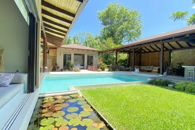 Image de Casas de Agua, Villa Agua Verde. Sentier naturel à la plage.