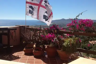 Image de Budoni, localité Ludduì dans une petite résidence panoramique, lit 7posti 2 salles de bain