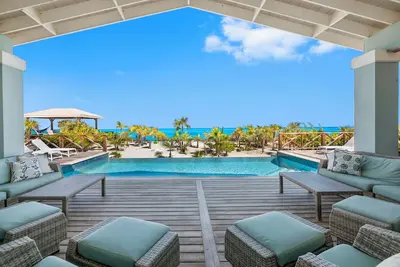 Image de Luxueuse villa en bord de mer, piscine à débordement, Exuma, Bahamas