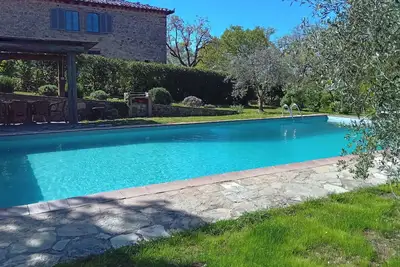 Image de Portion Farmhouse nestled in the heart of Chianti with private pool,