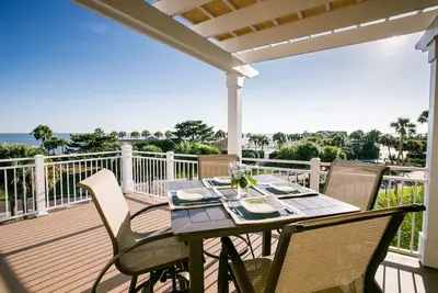 Image de Villa de haut niveau à Seabrook Island avec de magnifiques vues sur l'océan