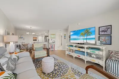 Image de Sur la plage, 55 'Samsung Tv avec Hd, wifi, tennis, piscine, bain à remous