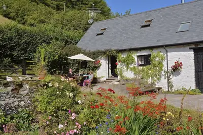 Image de Barn Cottage sur une ferme colline galloise dans les Brecon Beacons