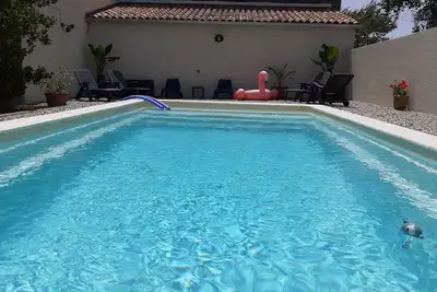 Image de Gite du Riage à 10 mn d Anduze à la campagne avec climatisation et piscine