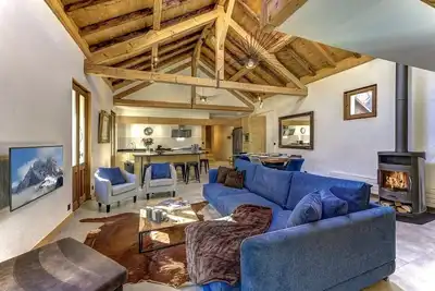 Image de Fabuleux appartement loft de 160m2  au centre de Chamonix (8 personnes)