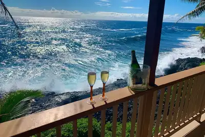 Image de 50 'de l'océan, vue sur l'océan depuis les deux chambres et 2 Lanais