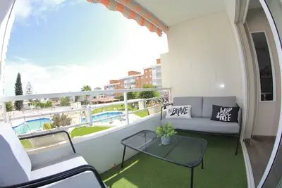 Image de Studio TRÈS ENSOLEILLÉ Avec Piscine, Jardins, Terrasse Et Wifi.