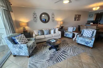 Image de Unité 314 - Service de plage gratuit, magnifique coucher de soleil sur le East Pass