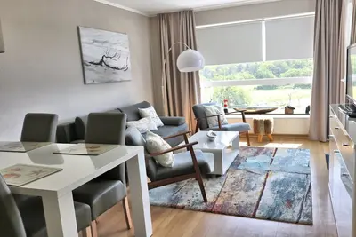 Image de Envoyer appartement au meilleur emplacement à 150m de Plage, WiFi gratuit, grande piscine, sauna