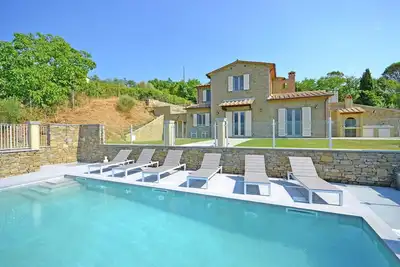 Image de Luxueuse villa à Cortona avec piscine
