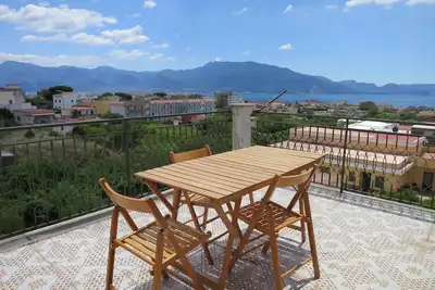 Image de Pompéi, Vésuve et vue sur la baie de Naples