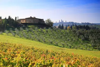 Image de Montegonfoli 3 Appartement à San Gimignano avec vue sur la ville et les tours