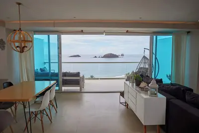 Image de Beach Front! Appartement Spectaculaire De 4 Chambres Dans Les RÉSIDENCES De PÉNINSULE Ixtapa.