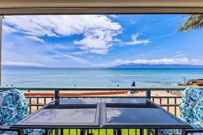 Image de Makani Sands # 209 1brm Beachfront Condo avec balcon sur l'océan