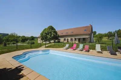 Image de Longère 15 personnes, piscine, Spa, Billard, climatisation