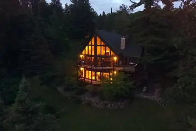 Image de Belle maison de lac sur lac Courte Oreilles, le lac Finest de Hayward