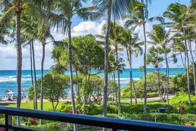 Image de Turtle Bay Ocean View & Pool View Face à la plage Penthouse Villa 3ème étage 309!