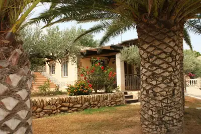 La Cochera, dans le jardin de palmiers, idéal en hiver et en été