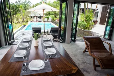 Image de Villa luxueuse, plage privée, piscine à débordement, volley, couchers de soleil