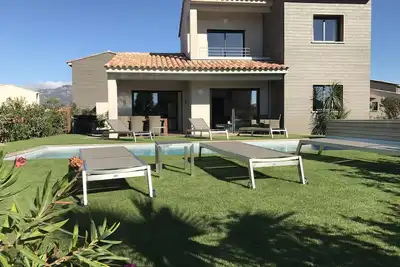 Image de Villa de standing piscine privée à 500m de la plage St Cyprien Porto Vecchio