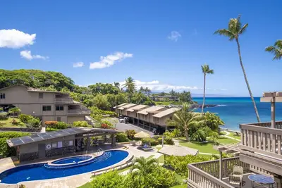 Image de Kahana Sunset C8 = A / C + Deux Lanais + Plage de Sable de Keoni Nu'i + Belles Vues!