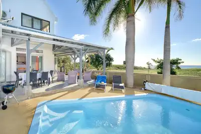 Image de Cote Ouest - Albion - Villa face à l'océan bleu avec Piscine Privative