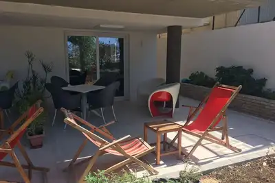 Image de 1) Maison De Vacances Sur La Plage, Zone Centrale, Wi-Fi, Climatisation, Parking