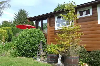 Image de Self Catering 6 cabane en rondins, Snowdonia, animaux acceptés, vue sur la montagne