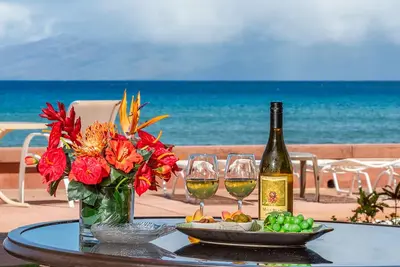 Image de Makani Sands # 101 Corner 1brm condo en bord de mer à West Maui. .