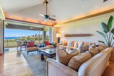 Image de Hualalai Golf Villa 4202 - Étapes menant au complexe hôtelier ~ Front de mer ~ Service d'étage disponible