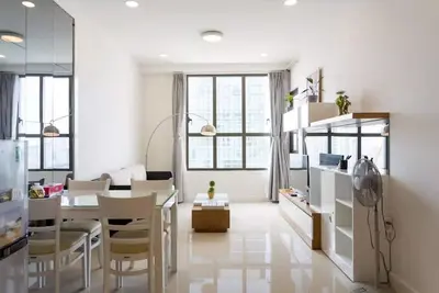 Image de 1br apt vue sur le fleuve ★ piscine gratuite sur le toit, central