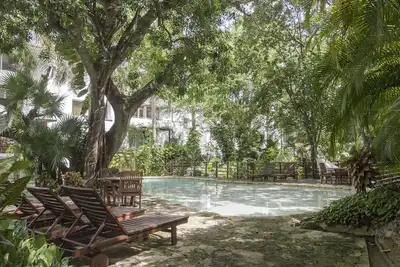 Image de ⭐Votre cénote privé! Jardin Condo w / piscine chauffée!