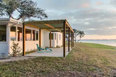 Image de Ocean-Dog-Accueil maison w / coucher de soleil sur la baie de Sarasota - snowbirds bienvenus