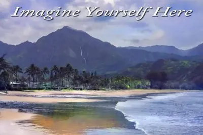 Image de Spacieux Hanalei Accueil, les étapes de Hanalei Beach & courte promenade en ville!