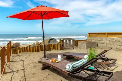 Image de Beau condo de plage w / semi-privé Designer plage Décoré & A / C équipée