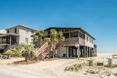 Image de Pawleys Island Gem \"Porche\" Oceanfront w / crique privée Amazing Views