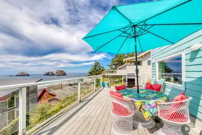 Image de Oceanview groupe escapade w / premier emplacement en bord de mer et beaucoup de place pour tout le monde