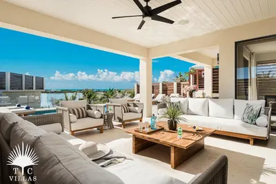 Image de Villa Positano sur la plage, une location de vacances 1br sur la plage de Sapodilla Bay