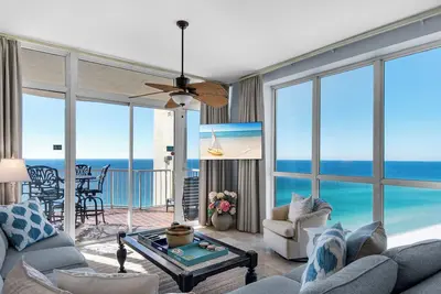 Image de Vue imprenable sur les couchers de soleil Destin! ! Ascenseur à accès limité! ! Internet WiFi gratuit!