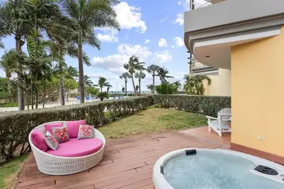Image de Front De Mer - Eagle Beach - Oceania Resort - Condo Beach Garden 1br - E124-2