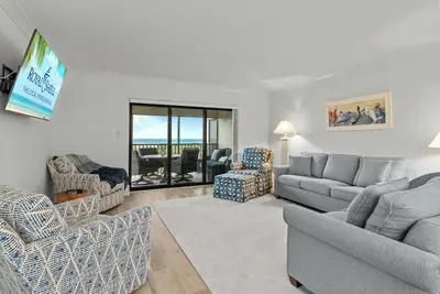Image de Unité de coin avec deux chambres et vue sur le golfe du Mexique - Sanddollar B101