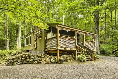 Image de Cabine en cascade de la forĂŞt de Pisgah 'Lotsa Moose Lodge'!