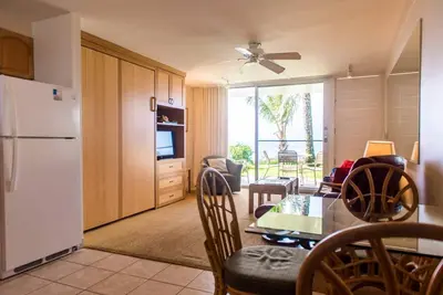 Image de Magnifique vue sur l'océan - lieu de vacances d'été génial! Studio direct I-170 au bord de l'océan à Napili Shores