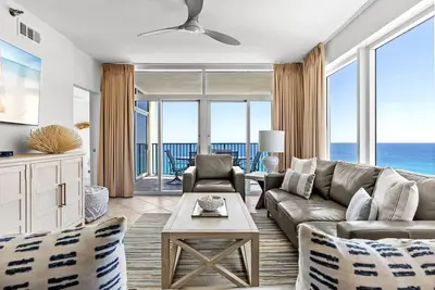 Image de Gulf Front! Récemment rénové! ! Vue panoramique magnifique! Parachute ascensionnel gratuit! Croisière gratuite avec les dauphins!