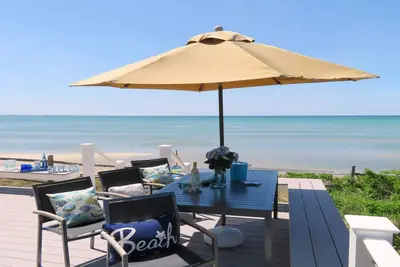 Image de Bay Dream - Front de mer! Maison neuve à deux pas de la plage - Central Air! Vues magnifiques.