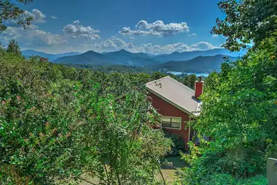 Image de «Frog Leap», cabine Hiawassee avec vue sur le mont Blue Ridge