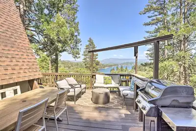 Image de Grande maison avec 3 ponts et vue sur le lac Arrowhead!