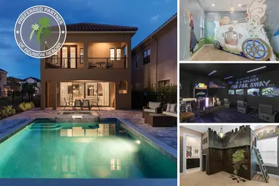 Image de Lot de 50 pi. Plein sud, ameublement de luxe, salle de jeux et chambres pour enfants