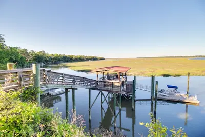 Image de Bord de l'eau Baisden's Bluff Home w / Dock & Views!