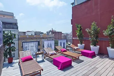 Image de My Space Barcelona 6 appartements rénovés, près de la plage, pour 48 personnes.
